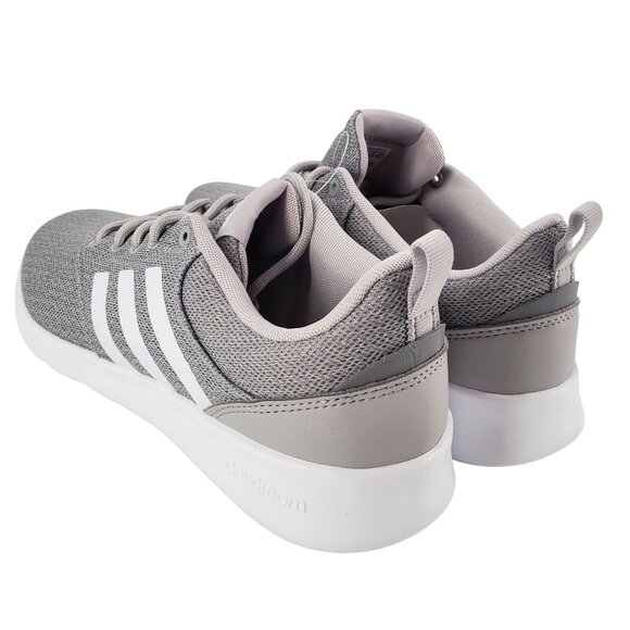 ADIDAS Sneakers Womens 6 Cloudfoam QT Racer Activewear Athletic Shoes Gray - Picture 9 of 13